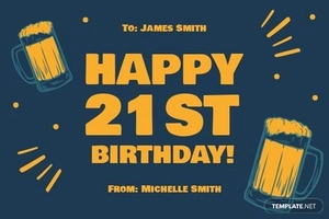 Special Birthday Card Template For Brother