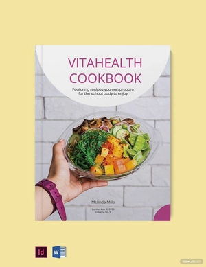 Modern Healthy Cookbook Template