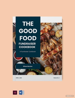 Elegant Fundraiser Cookbook Template