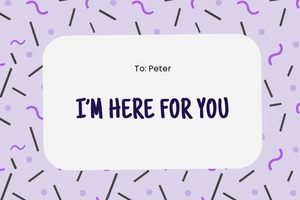 Just Because Card Template For Him