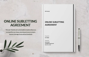 Online Subletting Agreement Template