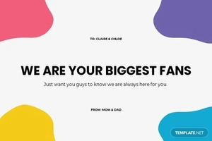 Just Because Card Template For Kids