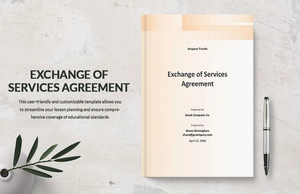 Exchange of Services Agreement Template