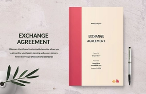Exchange Agreement Template Exchange Agreement Template