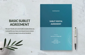 Basic Sublet Agreement Template