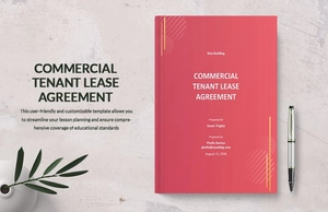 Commercial Tenant Lease Agreement Template
