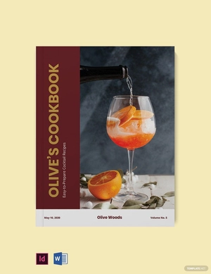 Elegant Mini Cookbook Template