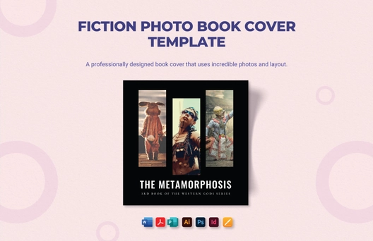 Fiction Photo Book Cover Template