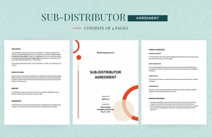 Sub-Distributor Agreement Template
