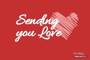 Thinking of You Card Template