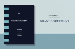 Sample Grant Agreement Template