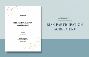 Risk Participation Agreement Template Risk Participation Agreement Template