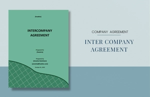 Intercompany Agreement Template