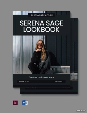 Simple Studio Fashion Lookbook Template