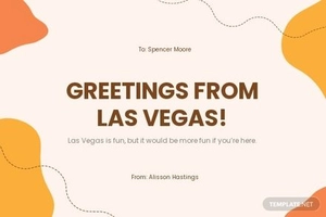 Blank Travel Postcard Template