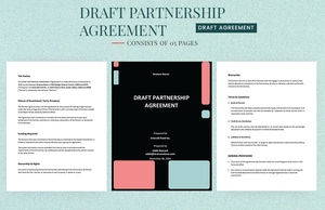 Draft Partnership Agreement Template
