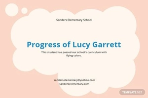 Modern Homeschool Report Card Template