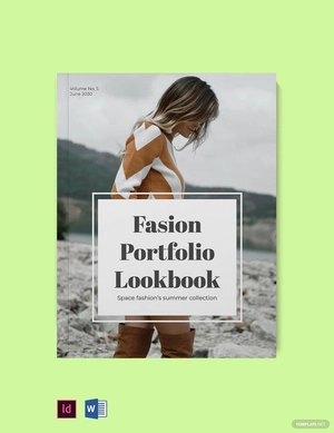 Clean Fashion Portfolio Lookbook Template