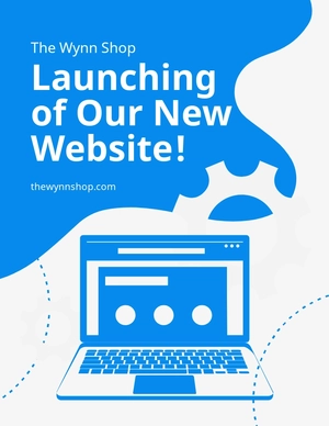 Website Coming Soon Flyer Template