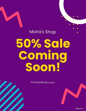 Sale Coming Soon Flyer Template