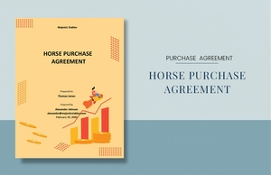 Horse Purchase Agreement Template