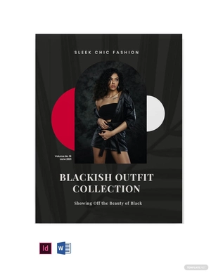 Blackish Outfit Editorial Lookbook Template