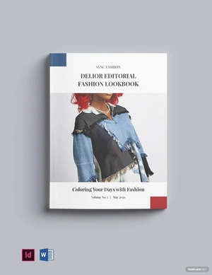 Delior Editorial Fashion Lookbook template