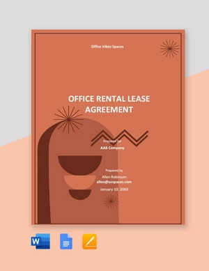Office Rental Lease Agreement Template