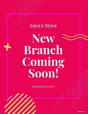 Store Coming Soon Flyer Template