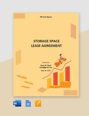 Storage Space Lease Agreement Template