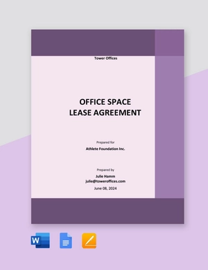 Office Space Lease Agreement Template