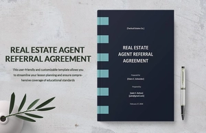 Real Estate Agent Referral Agreement Template