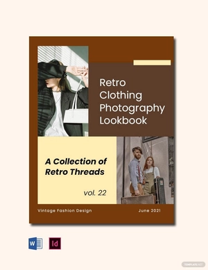 Style Retro Editorial Lookbook Template