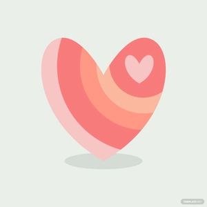 Fancy Heart Shape Vector