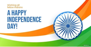 Free Happy Indian Independence Day Facebook Post Template to Edit Online
