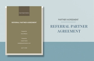 Referral Partner Agreement Template
