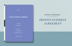 Profits Interest Agreement Template