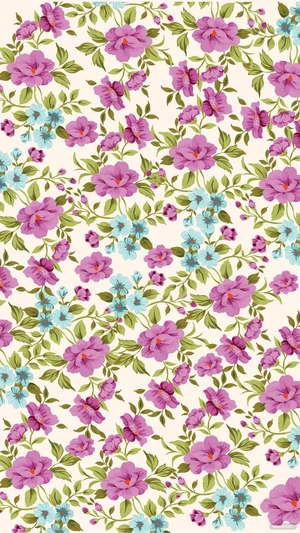 Pastel Wedding Floral Background