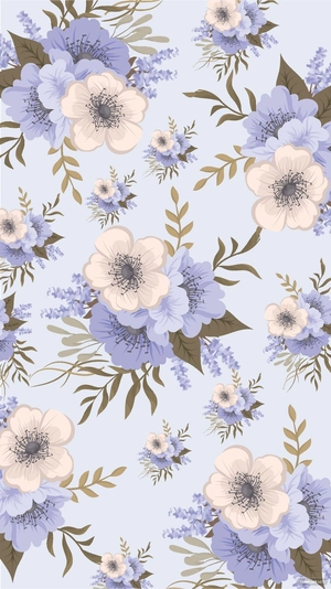 Pastel Invitation Floral Background