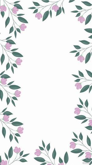 White Floral Background