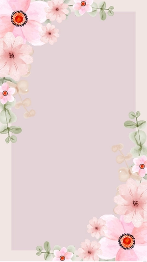 Pink Vintage Floral Background