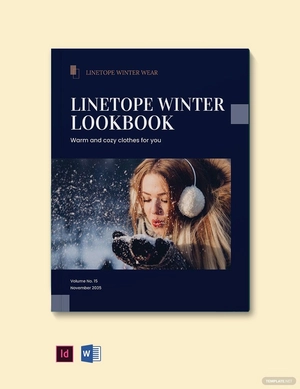 Winter Outfit Lookbook Template