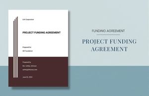 Project Funding Agreement Template