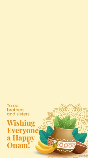 Happy Onam Snapchat Geofilter Template