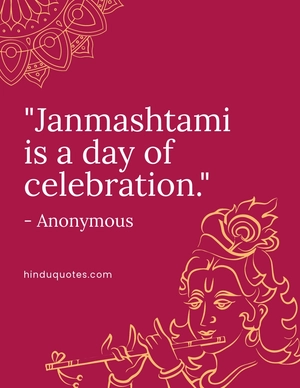 Janmashtami Quote Flyer Template
