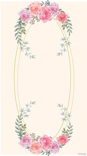 Floral Frame Background