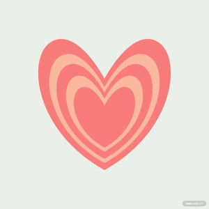Heart Swirl Vector