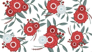 Red and White Background
