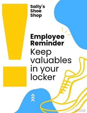 Small Business Reminder  Flyer Template