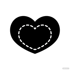 Fancy Heart Silhouette
